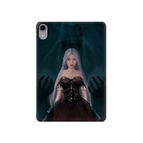 W3847 Lilith Devil Bride Gothic Girl Skull Grim Reaper Tablet Hard Case For iPad mini 6, iPad mini (2021)
