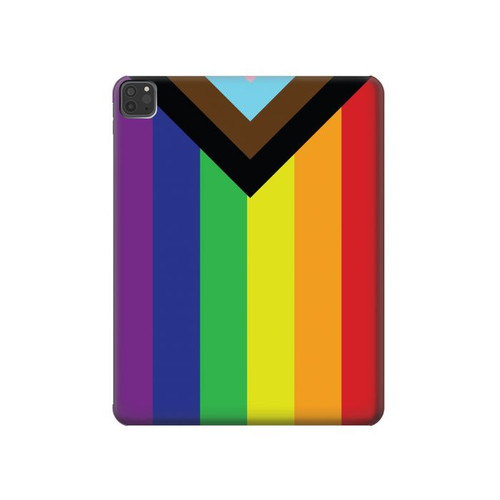 W3846 Pride Flag LGBT Tablet Hard Case For iPad Pro 11 (2021,2020,2018, 3rd, 2nd, 1st)