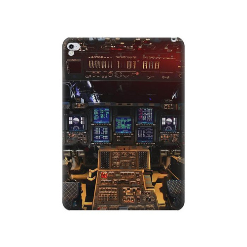 W3836 Airplane Cockpit Tablet Hard Case For iPad Pro 12.9 (2015,2017)