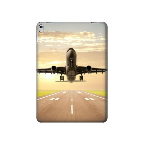 W3837 Airplane Take off Sunrise Tablet Hard Case For iPad Air 2, iPad 9.7 (2017,2018), iPad 6, iPad 5