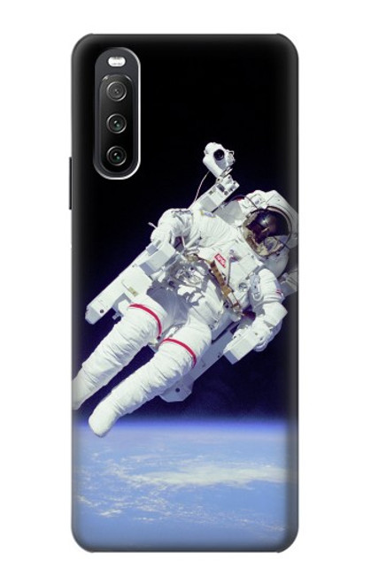 W3616 Astronaut Hard Case and Leather Flip Case For Sony Xperia 10 III Lite