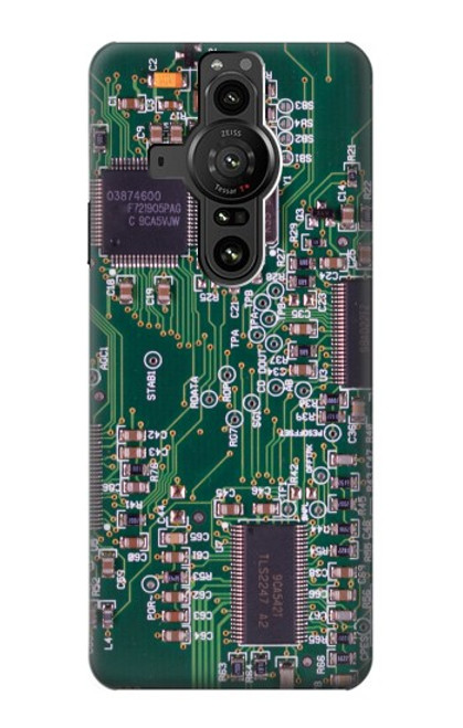 W3519 Electronics Circuit Board Graphic Hard Case and Leather Flip Case For Sony Xperia Pro-I