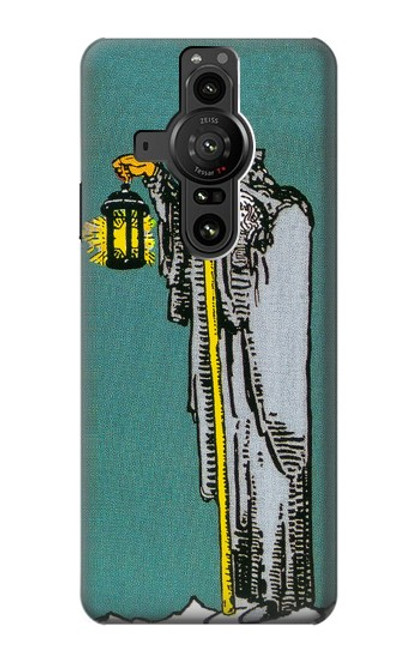 W3741 Tarot Card The Hermit Hard Case and Leather Flip Case For Sony Xperia Pro-I