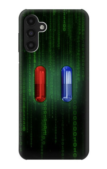 W3816 Red Pill Blue Pill Capsule Hard Case and Leather Flip Case For Samsung Galaxy A13 4G