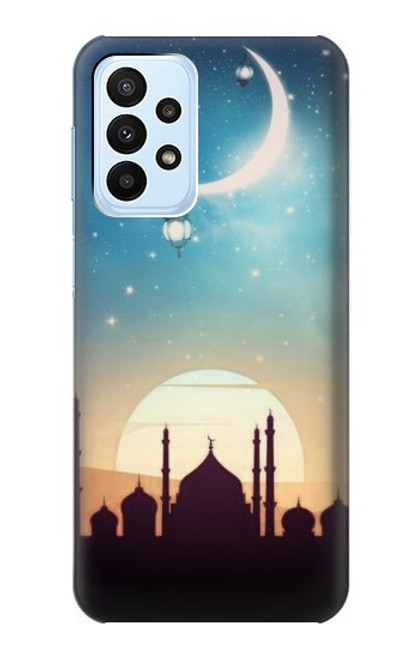 W3502 Islamic Sunset Hard Case and Leather Flip Case For Samsung Galaxy A23
