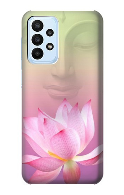 W3511 Lotus flower Buddhism Hard Case and Leather Flip Case For Samsung Galaxy A23