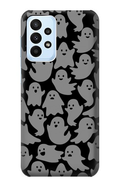 W3835 Cute Ghost Pattern Hard Case and Leather Flip Case For Samsung Galaxy A23