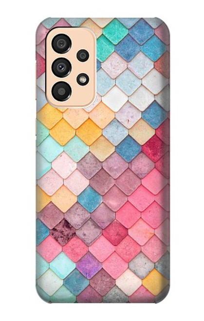 W2947 Candy Minimal Pastel Colors Hard Case and Leather Flip Case For Samsung Galaxy A33 5G