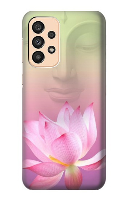 W3511 Lotus flower Buddhism Hard Case and Leather Flip Case For Samsung Galaxy A33 5G