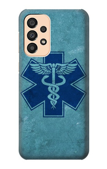 W3824 Caduceus Medical Symbol Hard Case and Leather Flip Case For Samsung Galaxy A33 5G