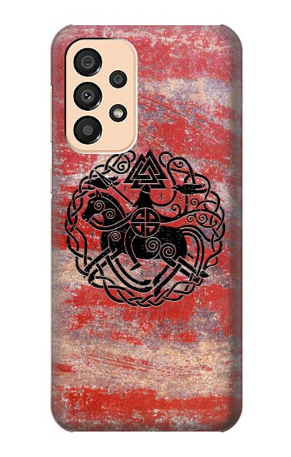 W3831 Viking Norse Ancient Symbol Hard Case and Leather Flip Case For Samsung Galaxy A33 5G