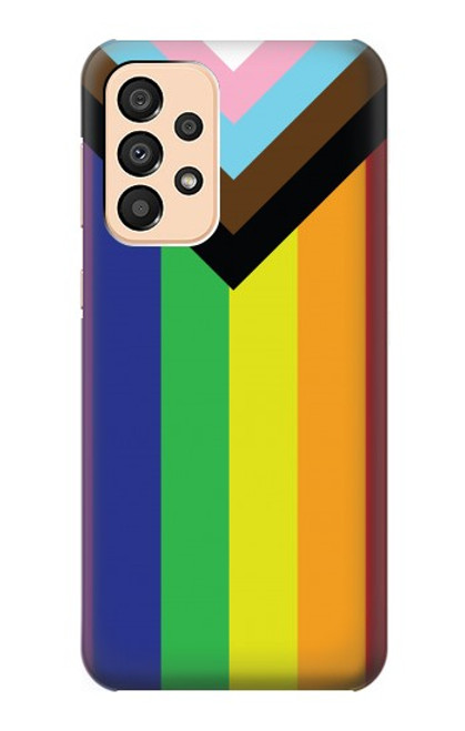 W3846 Pride Flag LGBT Hard Case and Leather Flip Case For Samsung Galaxy A33 5G
