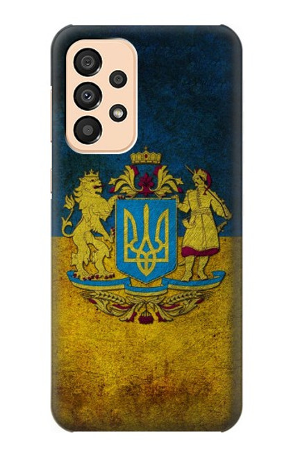 W3858 Ukraine Vintage Flag Hard Case and Leather Flip Case For Samsung Galaxy A33 5G