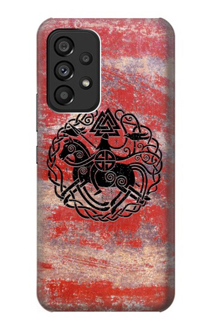 W3831 Viking Norse Ancient Symbol Hard Case and Leather Flip Case For Samsung Galaxy A53 5G
