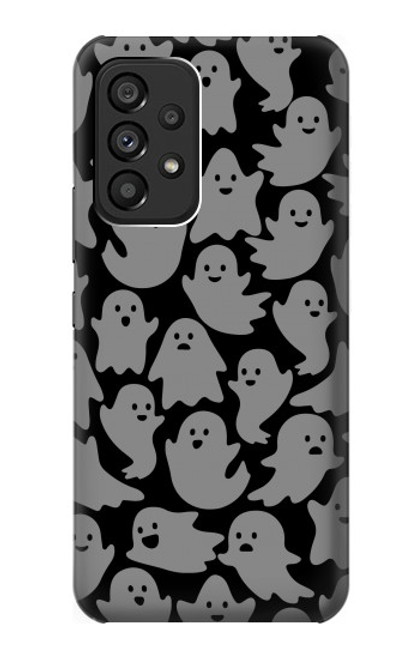 W3835 Cute Ghost Pattern Hard Case and Leather Flip Case For Samsung Galaxy A53 5G