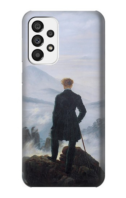 W3789 Wanderer above the Sea of Fog Hard Case and Leather Flip Case For Samsung Galaxy A73 5G
