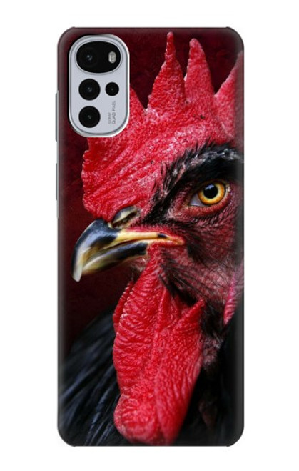 W3797 Chicken Rooster Hard Case and Leather Flip Case For Motorola Moto G22