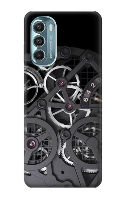 W3176 Inside Watch Black Hard Case and Leather Flip Case For Motorola Moto G Stylus 5G (2022)