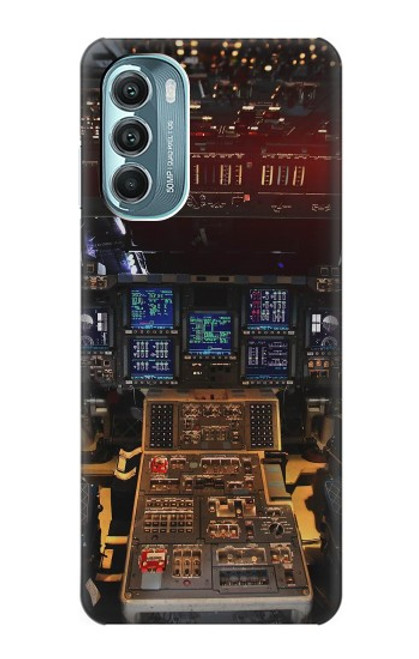 W3836 Airplane Cockpit Hard Case and Leather Flip Case For Motorola Moto G Stylus 5G (2022)