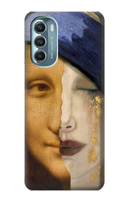 W3853 Mona Lisa Gustav Klimt Vermeer Hard Case and Leather Flip Case For Motorola Moto G Stylus 5G (2022)