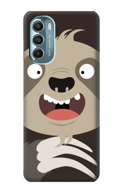 W3855 Sloth Face Cartoon Hard Case and Leather Flip Case For Motorola Moto G Stylus 5G (2022)