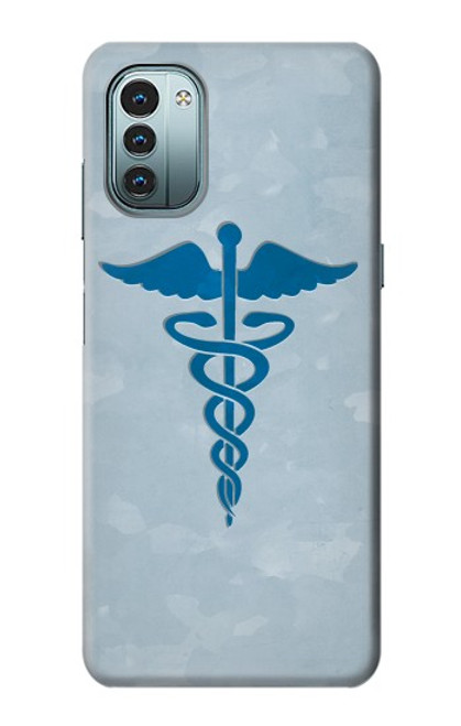 W2815 Medical Symbol Hard Case and Leather Flip Case For Nokia G11, G21