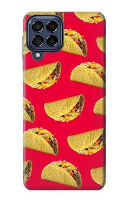 W3755 Mexican Taco Tacos Hard Case and Leather Flip Case For Samsung Galaxy M53