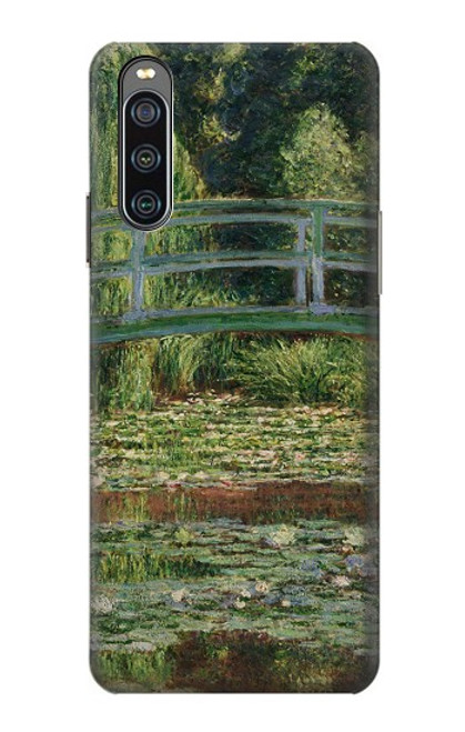 W3674 Claude Monet Footbridge and Water Lily Pool Hard Case and Leather Flip Case For Sony Xperia 10 IV