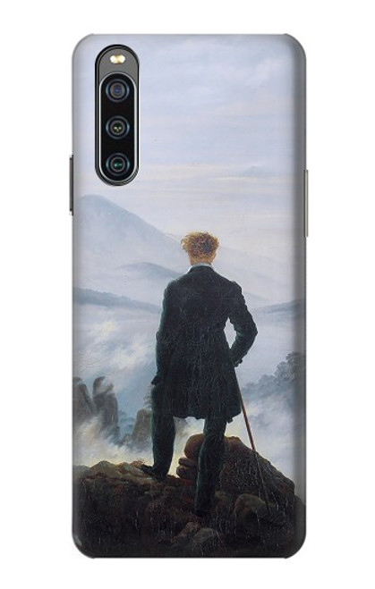 W3789 Wanderer above the Sea of Fog Hard Case and Leather Flip Case For Sony Xperia 10 IV