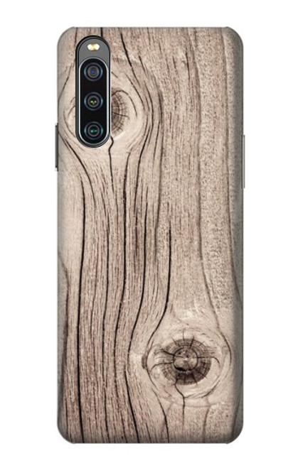 W3822 Tree Woods Texture Graphic Printed Hard Case and Leather Flip Case For Sony Xperia 10 IV