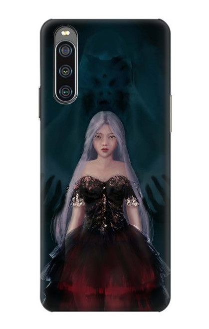 W3847 Lilith Devil Bride Gothic Girl Skull Grim Reaper Hard Case and Leather Flip Case For Sony Xperia 10 IV