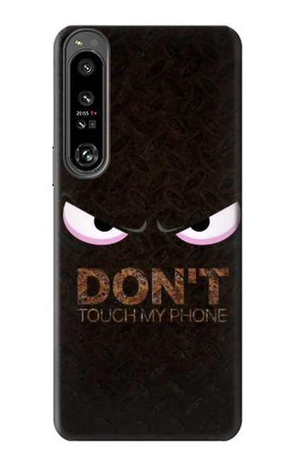 W3412 Do Not Touch My Phone Hard Case and Leather Flip Case For Sony Xperia 1 IV