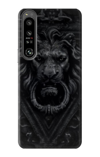 W3619 Dark Gothic Lion Hard Case and Leather Flip Case For Sony Xperia 1 IV