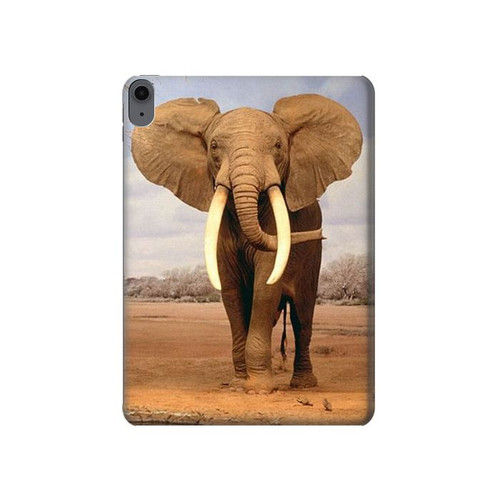 W0310 African Elephant Tablet Hard Case For iPad Air (2022,2020, 4th, 5th), iPad Pro 11 (2022, 6th)