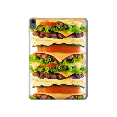 W0790 Hamburger Tablet Hard Case For iPad Air (2022,2020, 4th, 5th), iPad Pro 11 (2022, 6th)