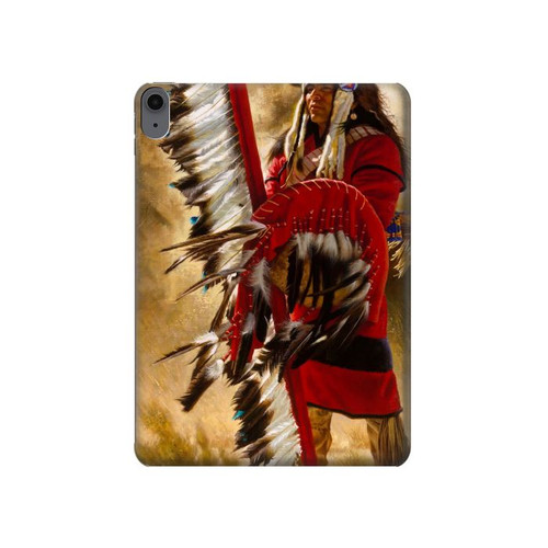 W0817 Red Indian Tablet Hard Case For iPad Air (2022,2020, 4th, 5th), iPad Pro 11 (2022, 6th)