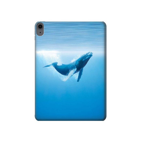 W0843 Blue Whale Tablet Hard Case For iPad Air (2022,2020, 4th, 5th), iPad Pro 11 (2022, 6th)