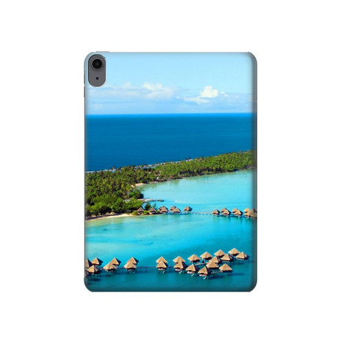 W0844 Bora Bora Island Tablet Hard Case For iPad Air (2022,2020, 4th, 5th), iPad Pro 11 (2022, 6th)