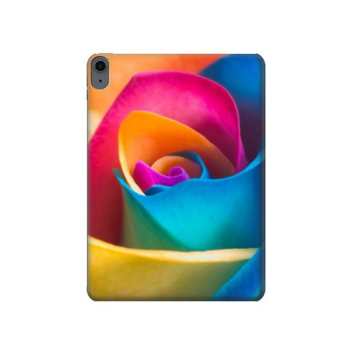 W1671 Rainbow Colorful Rose Tablet Hard Case For iPad Air (2022, 2020), Air 11 (2024), Pro 11 (2022)