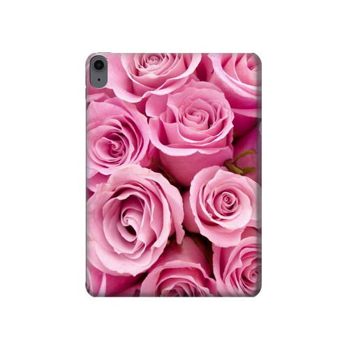 W2943 Pink Rose Tablet Hard Case For iPad Air (2022,2020, 4th, 5th), iPad Pro 11 (2022, 6th)