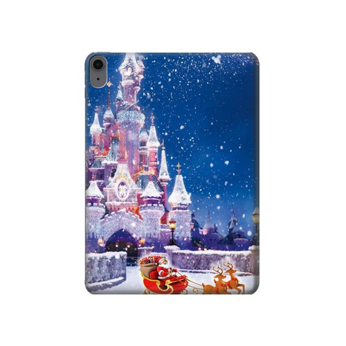 W3282 Santa Xmas Castle Tablet Hard Case For iPad Air (2022, 2020), Air 11 (2024), Pro 11 (2022)