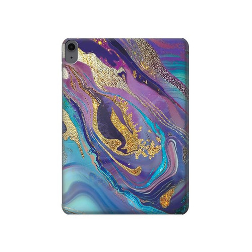 W3676 Colorful Abstract Marble Stone Tablet Hard Case For iPad Air (2022, 2020), Air 11 (2024), Pro 11 (2022)