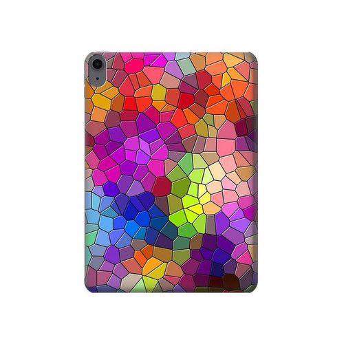 W3677 Colorful Brick Mosaics Tablet Hard Case For iPad Air (2022,2020, 4th, 5th), iPad Pro 11 (2022, 6th)
