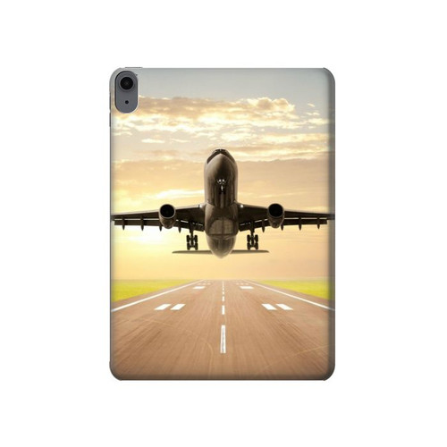 W3837 Airplane Take off Sunrise Tablet Hard Case For iPad Air (2022,2020, 4th, 5th), iPad Pro 11 (2022, 6th)
