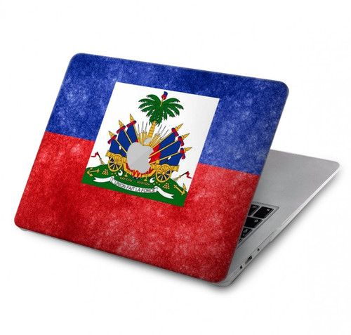 W3022 Haiti Flag Hard Case Cover For MacBook Air 13″ (2022,2024) - A2681, A3113