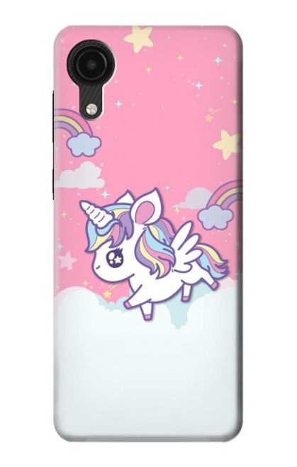 W3518 Unicorn Cartoon Hard Case and Leather Flip Case For Samsung Galaxy A03 Core