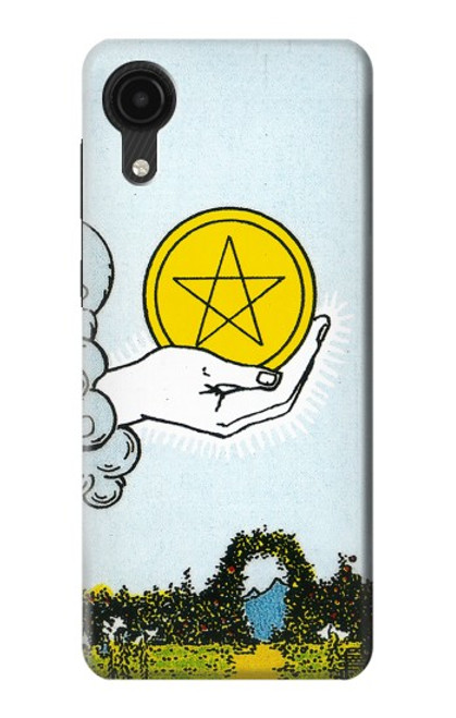 W3722 Tarot Card Ace of Pentacles Coins Hard Case and Leather Flip Case For Samsung Galaxy A03 Core