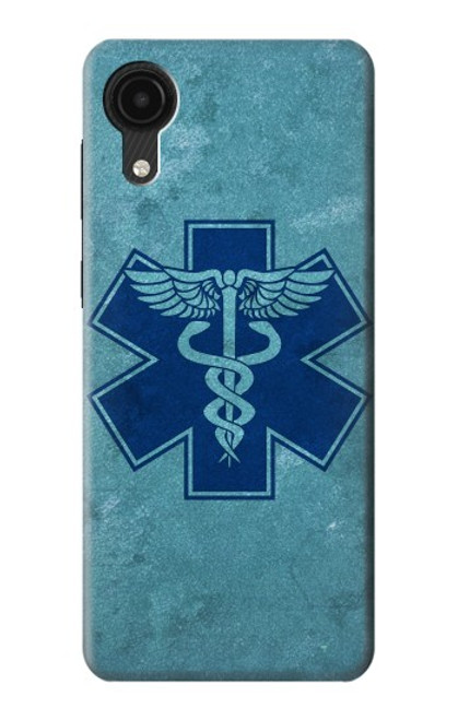 W3824 Caduceus Medical Symbol Hard Case and Leather Flip Case For Samsung Galaxy A03 Core