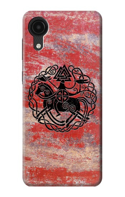 W3831 Viking Norse Ancient Symbol Hard Case and Leather Flip Case For Samsung Galaxy A03 Core