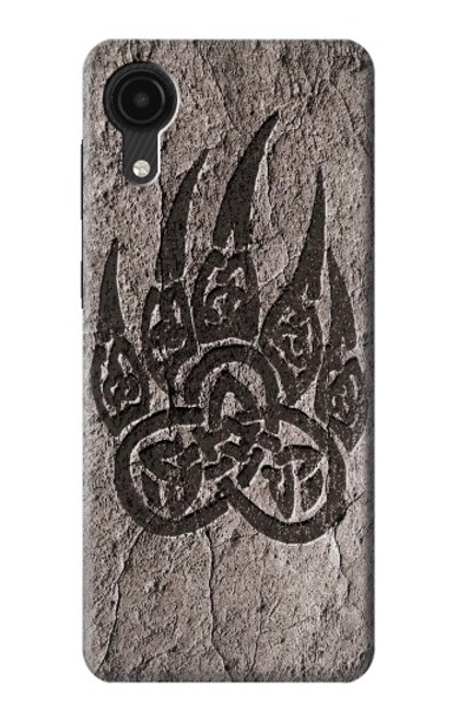 W3832 Viking Norse Bear Paw Berserkers Rock Hard Case and Leather Flip Case For Samsung Galaxy A03 Core